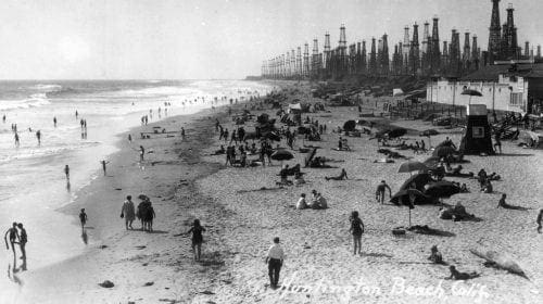 Oil Derricks, Huntington Beach, CA, 1940s