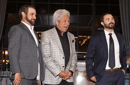 Randy Velarde and sons: Vincent and Garrett – Photo courtesy of The Plaza Group