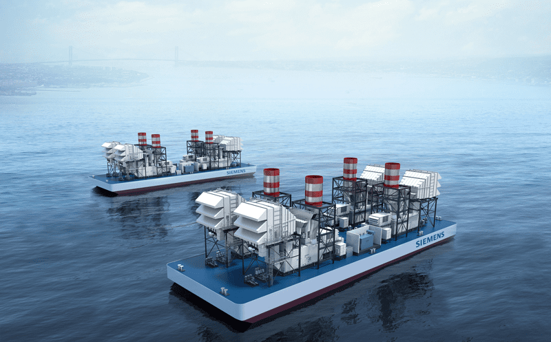 Mobil Thermoelectric Gas Plant. Image courtesy of Siemens