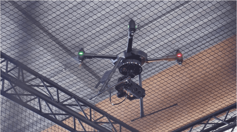 Aquiline Drones are subjected to rigorous and intense precision indoor training prior to being released on a field mission.