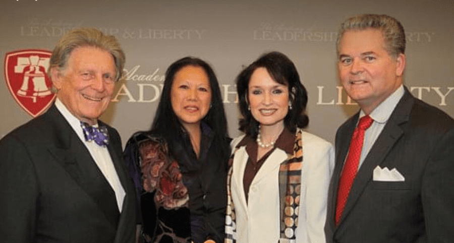From L to R: Robert A. Hefner, III, MeiLi Hefner, Nancy and Mark Stansberry.
