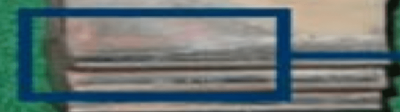 Type II corrosion attack on turbine blade shank.